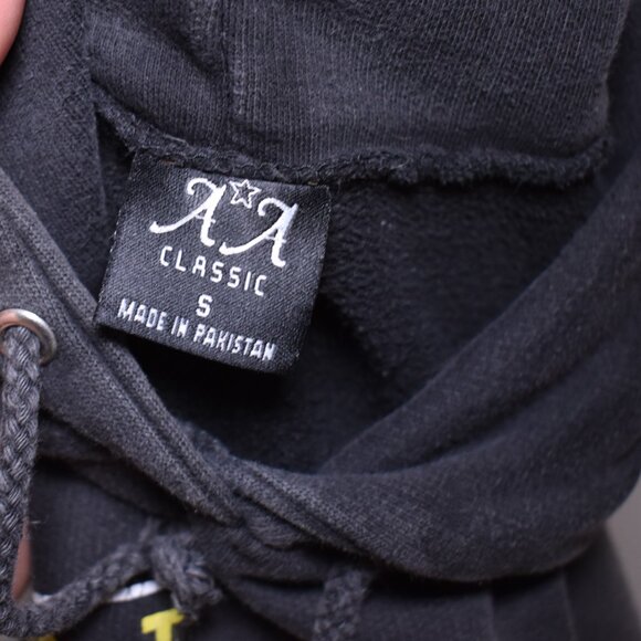 VTG AFI Band 2003 Black Cat Hoodie East Bay Hoodie Sz Small distressed - Picture 13 of 13